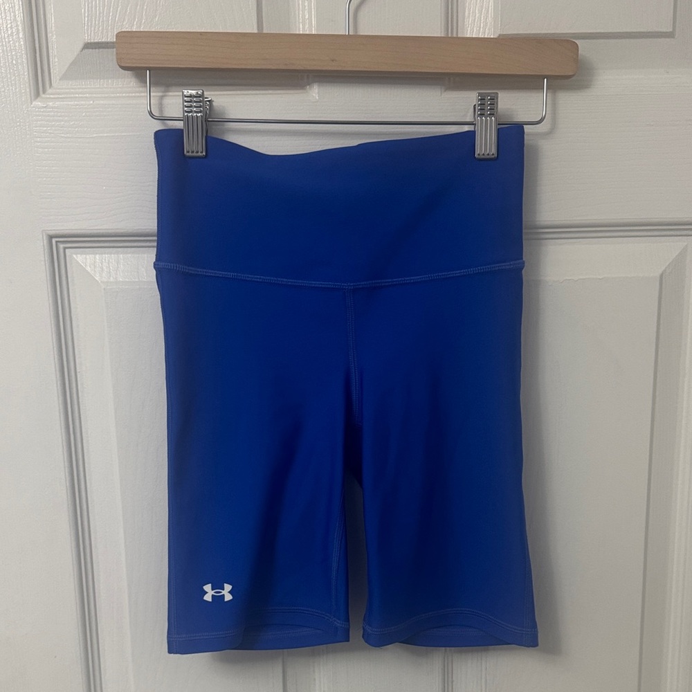 17. Under Armour Women's Vibrant Blue Athletic Shorts